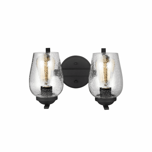 Sea Gull Morill 2-LT Wall/Bath Light - Blacksmith - 4427802-839
