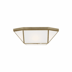 Sea Gull Morrison 2-LT Flush Mount - Satin Brass - 7579452-848