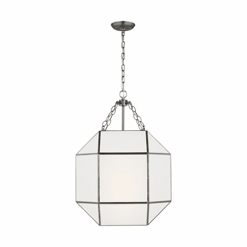 Sea Gull Morrison Medium 3-LT Pendant - Antique Brushed Nickel - 5279453-965