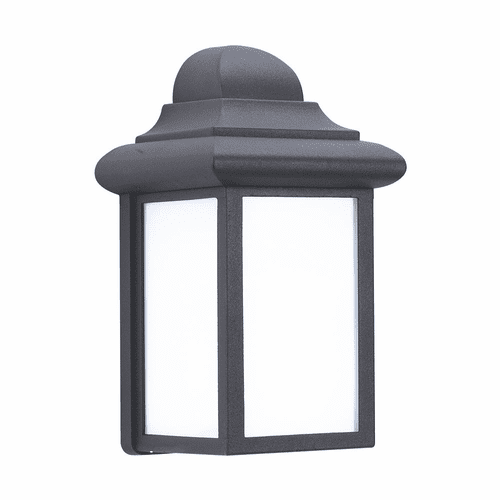 Sea Gull Mullberry Hill 1-LT Outdoor Wall Lantern - Black - 8788-12