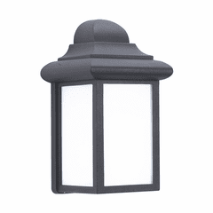 Sea Gull Mullberry Hill 1-LT Outdoor Wall Lantern - Black - 8788-12