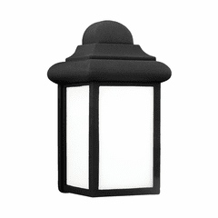 Sea Gull Mullberry Hill 1-LT Outdoor Wall Lantern - Black - 8988EN3-12