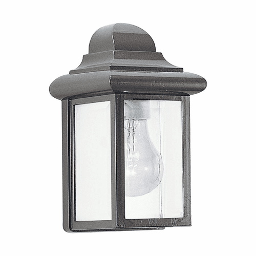Sea Gull Mullberry Hill 1-LT Outdoor Wall Lantern - Bronze - 8588-10