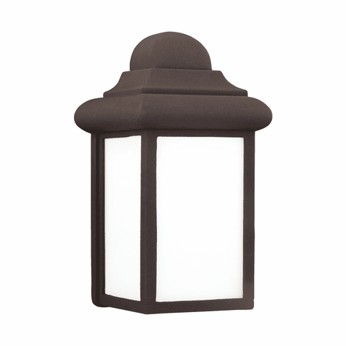 Sea Gull Mullberry Hill 1-LT Outdoor Wall Lantern - Bronze - 8988EN3-10