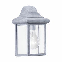 Sea Gull Mullberry Hill 1-LT Outdoor Wall Lantern - Pewter - 8588-155