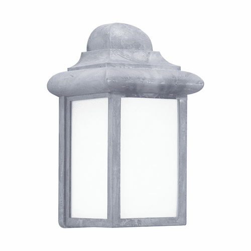 Sea Gull Mullberry Hill 1-LT Outdoor Wall Lantern - Pewter - 8788-155