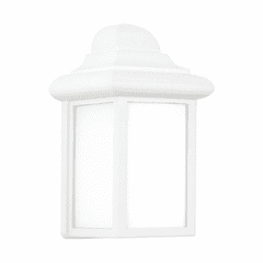 Sea Gull Mullberry Hill 1-LT Outdoor Wall Lantern - White - 8788-15