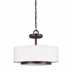 Sea Gull Nance 2-LT Semi-Flush Mount - Heirloom Bronze - 7728002-782