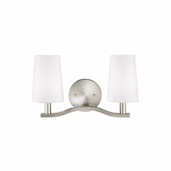 Sea Gull Nance 2-LT Wall/Bath Light - Brushed Nickel - 4428002-962