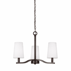 Sea Gull Nance 3-LT Chandelier - Heirloom Bronze - 3128003EN-782