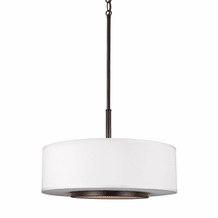 Sea Gull Nance 3-LT Pendant - Heirloom Bronze - 6628003-782 Sea Gull Nance 3-LT Pendant - Heirloom Bronze - 6628003-782