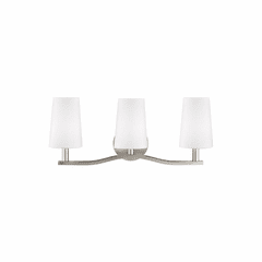 Sea Gull Nance 3-LT Wall/Bath Light - Brushed Nickel - 4428003EN-962