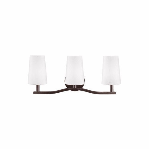 Sea Gull Nance 3-LT Wall/Bath Light - Heirloom Bronze - 4428003EN-782
