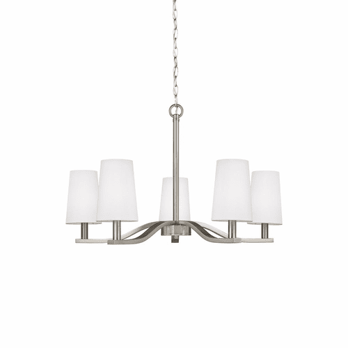 Sea Gull Nance 5-LT Chandelier - Brushed Nickel - 3128005EN-962
