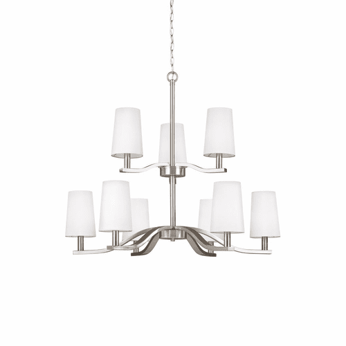 Sea Gull Nance 9-LT Chandelier - Brushed Nickel - 3128009EN-962