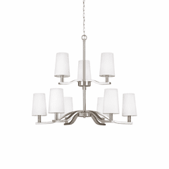 Sea Gull Nance 9-LT Chandelier - Brushed Nickel - 3128009EN-962
