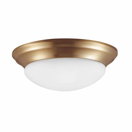 Sea Gull Nash 1-LT Ceiling Flush Mount - Satin Bronze - 75434-848