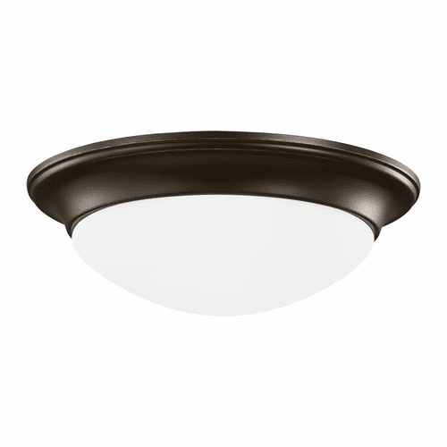 Sea Gull Nash 1-LT Flush Mount - Heirloom Bronze - 75434-782