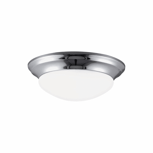 Sea Gull Nash 2-LT Ceiling Flush Mount - Chrome - 75435-05