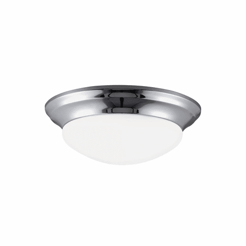 Sea Gull Nash 2-LT Ceiling Flush Mount - Chrome - 75435EN3-05