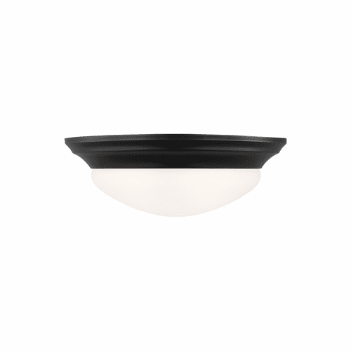 Sea Gull Nash 2-LT Flush Mount - Midnight Black - 75435-112
