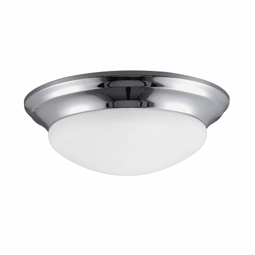Sea Gull Nash 3-LT Ceiling Flush Mount - Chrome - 75436-05