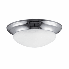 Sea Gull Nash 3-LT Ceiling Flush Mount - Chrome - 75436-05