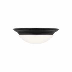 Sea Gull Nash 3-LT Flush Mount - Midnight Black - 75436-112