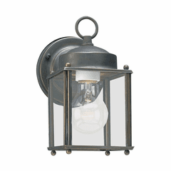 Sea Gull New Castle 1-LT Outdoor Wall Lantern - Antique Bronze - 8592-71