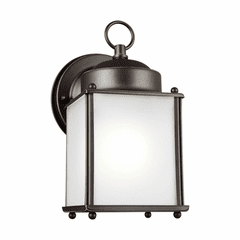 Sea Gull New Castle 1-LT Outdoor Wall Lantern - Antique Bronze - 8592001-71