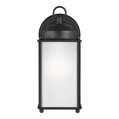 Sea Gull New Castle Large 1-LT Outdoor Wall Lantern - Black - 8593001-12