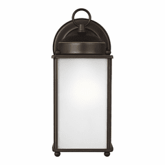 Sea Gull New Castle Large 1-LT Outdoor Wall Lantern - Bronze - 8593001-71