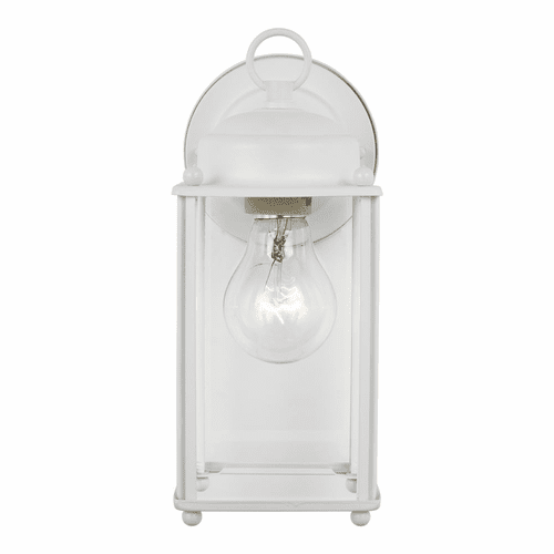 Sea Gull New Castle Large 1-LT Outdoor Wall Lantern - White - 8593-15