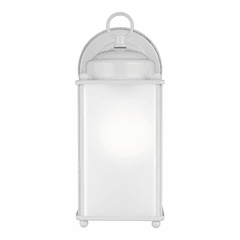 Sea Gull New Castle Large 1-LT Outdoor Wall Lantern - White - 8593001-15