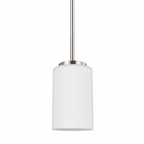 Sea Gull Oslo 1-LT Mini-Pendant - Brushed Nickel - 61160-962