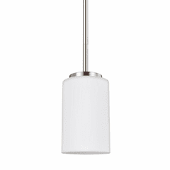 Sea Gull Oslo 1-LT Mini-Pendant - Brushed Nickel - 61160-962