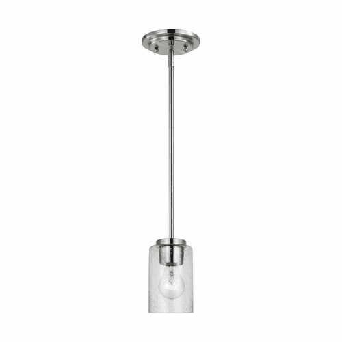 Sea Gull Oslo 1-LT Mini-Pendant - Brushed Nickel - 61170-962