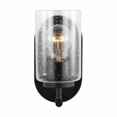 Sea Gull Oslo 1-LT Wall / Bath Sconce - Midnight Black - 41170-112