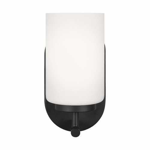 Sea Gull Oslo 1-LT Wall Sconce - Midnight Black - 41160-112