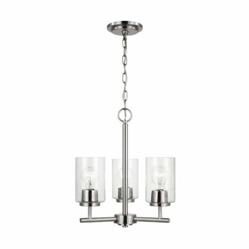 Sea Gull Oslo 3-LT Bath Vanity - Brushed Nickel - 31170-962