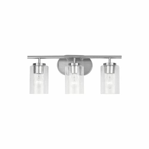 Sea Gull Oslo 3-LT Bath Vanity - Brushed Nickel - 41172-962