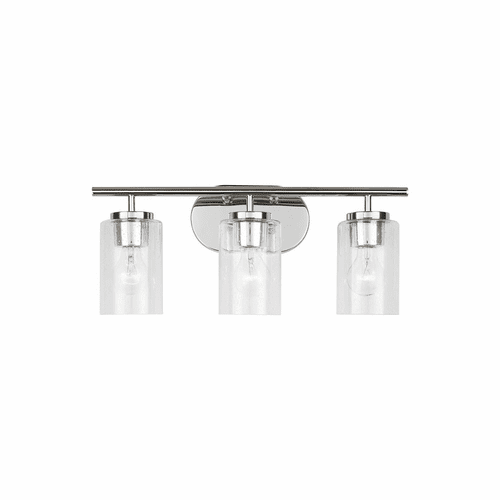 Sea Gull Oslo 3-LT Bath Vanity - Chrome - 41172-05