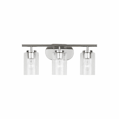 Sea Gull Oslo 3-LT Bath Vanity - Chrome - 41172-05