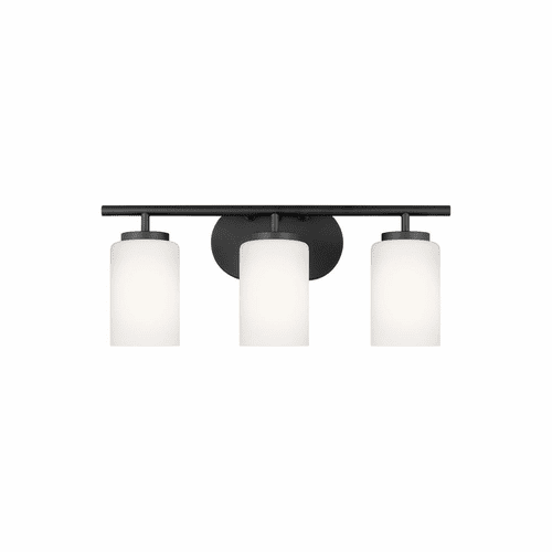 Sea Gull Oslo 3-LT Bath Vanity Light - Midnight Black - 41162-112