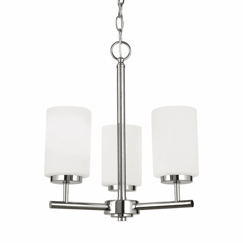 Sea Gull Oslo 3-LT Chandelier - Chrome - 31160-05