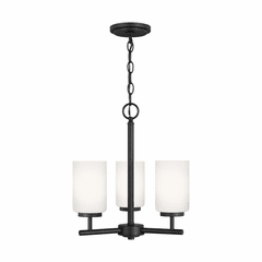 Sea Gull Oslo 3-LT Chandelier - Midnight Black - 31160-112
