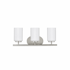 Sea Gull Oslo 3-LT Wall/Bath Light - Brushed Nickel - 41162EN3-962