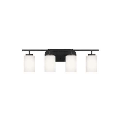 Sea Gull Oslo 4-LT Bath Vanity Light - Midnight Black - 41163-112