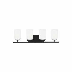 Sea Gull Oslo 4-LT Wall/Bath Light - Blacksmith - 41163-839