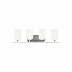Sea Gull Oslo 4-LT Wall/Bath Light - Chrome - 41163-05